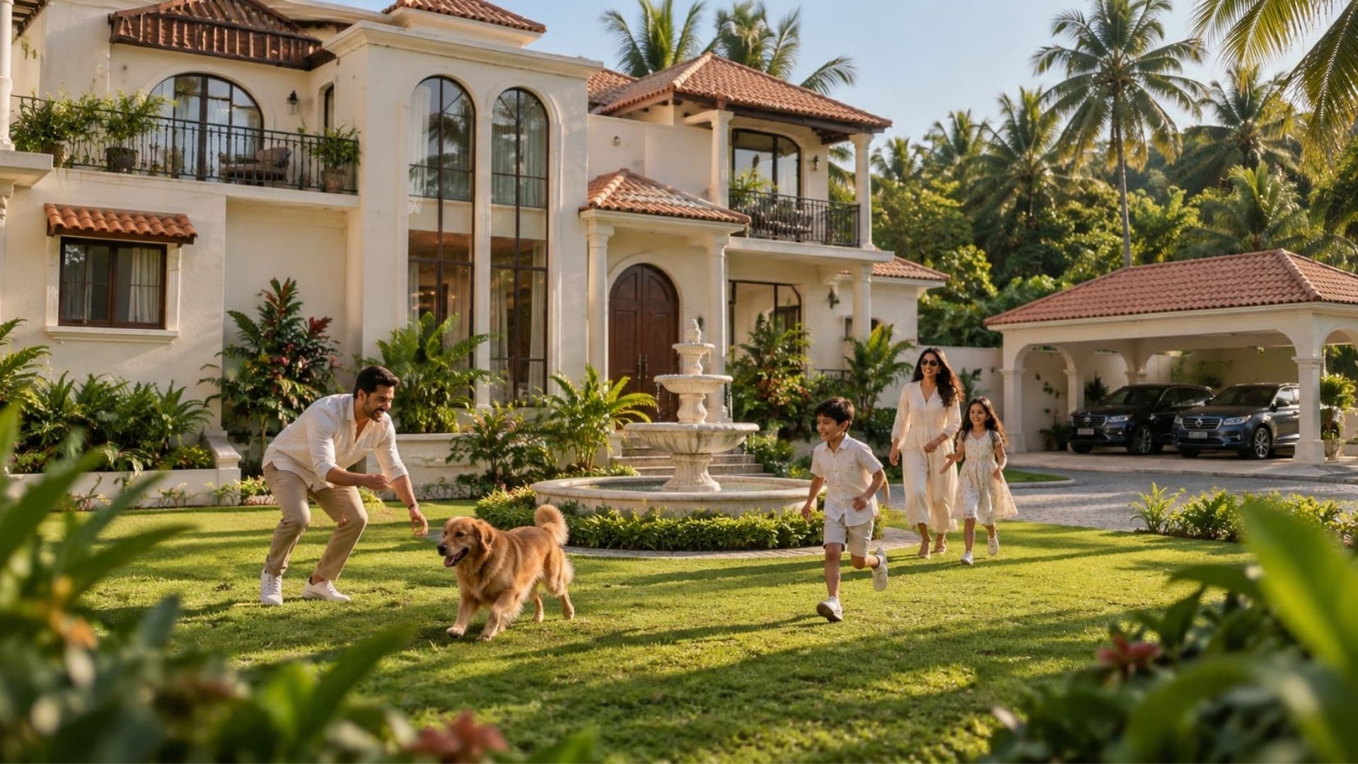 Family enjoying life at Alagoa Estate