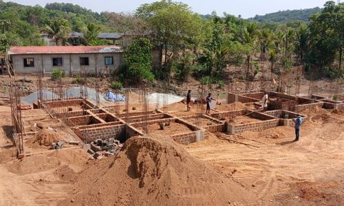 Masonry walls and concrete columns