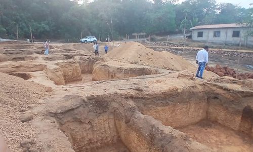 Excavation and foundation pits